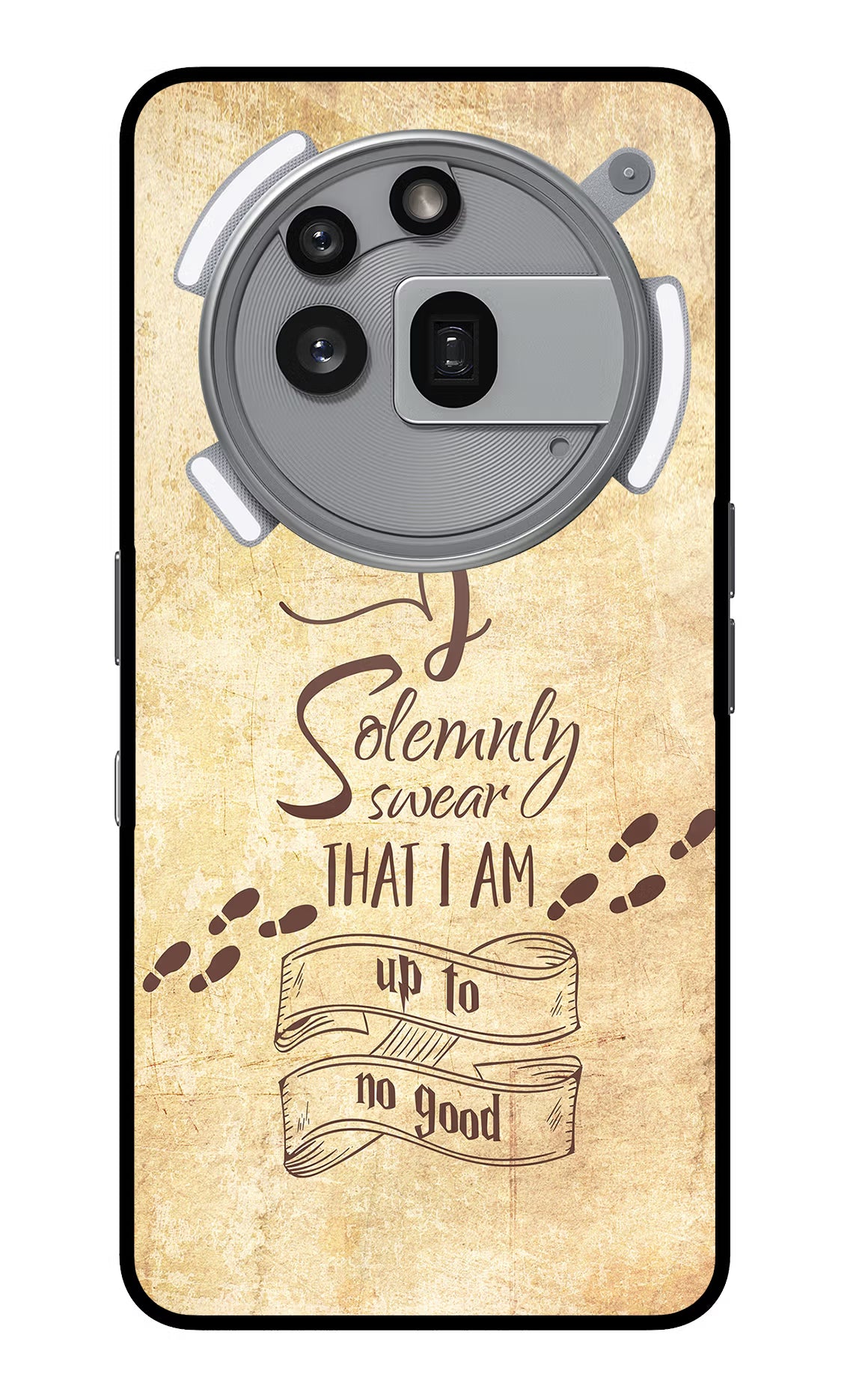 I Solemnly swear that i up to no good Nothing Phone 3a Pro Glass Case Back Cover by Casekaro