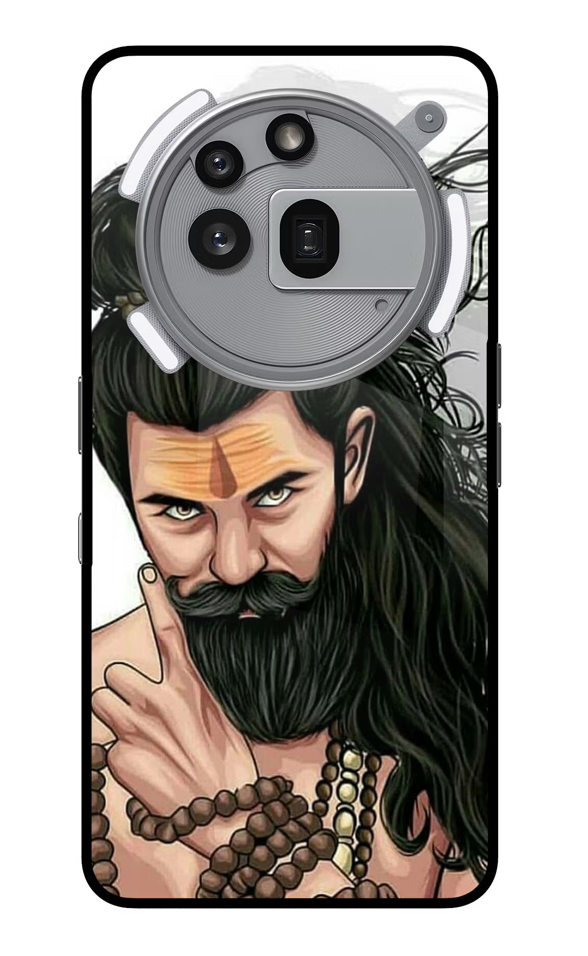 Mahadev Nothing Phone 3a Pro Glass Case Back Cover by Casekaro