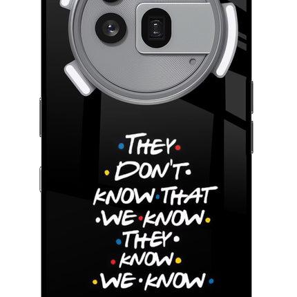 FRIENDS Dialogue Nothing Phone 3a Pro Glass Case