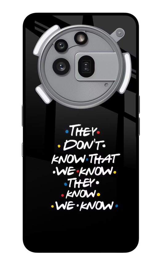 FRIENDS Dialogue Nothing Phone 3a Pro Glass Case