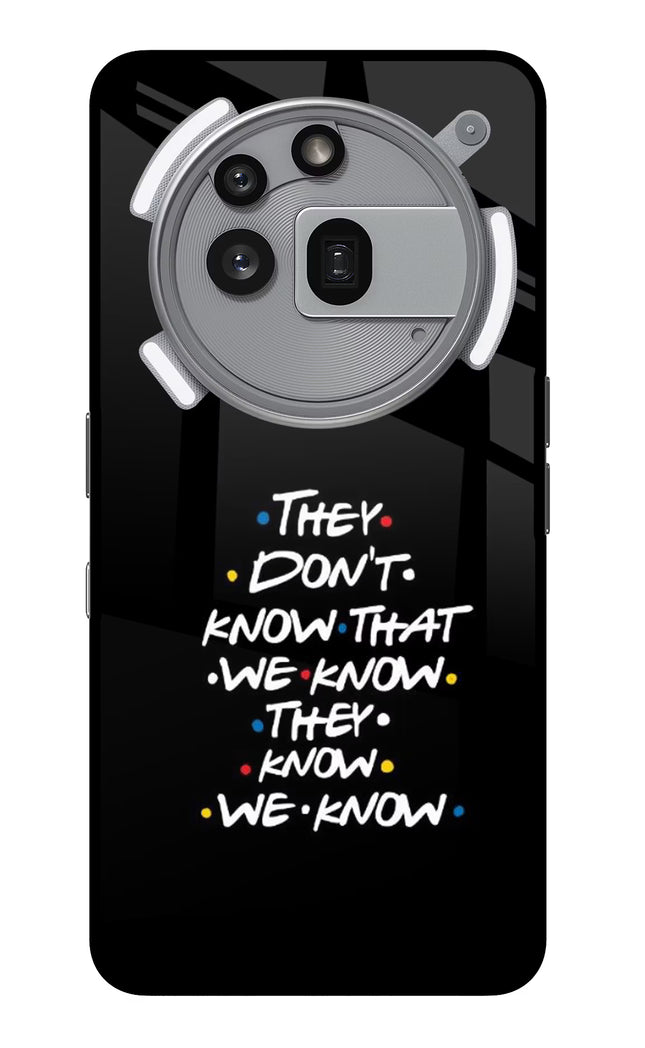 FRIENDS Dialogue Nothing Phone 3a Pro Glass Case