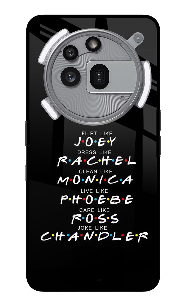 FRIENDS Character Nothing Phone 3a Pro Glass Case