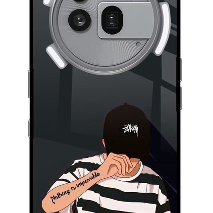 Aesthetic Boy Nothing Phone 3a Pro Glass Case