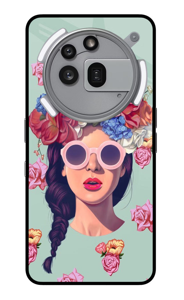 Pretty Girl Nothing Phone 3a Pro Glass Case