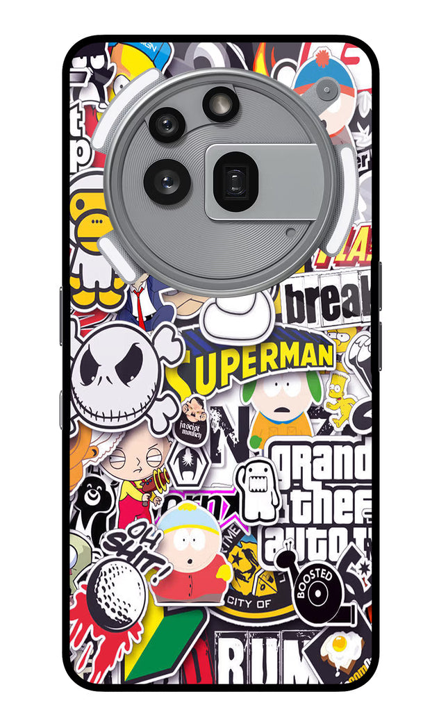 Sticker Bomb Nothing Phone 3a Pro Glass Case