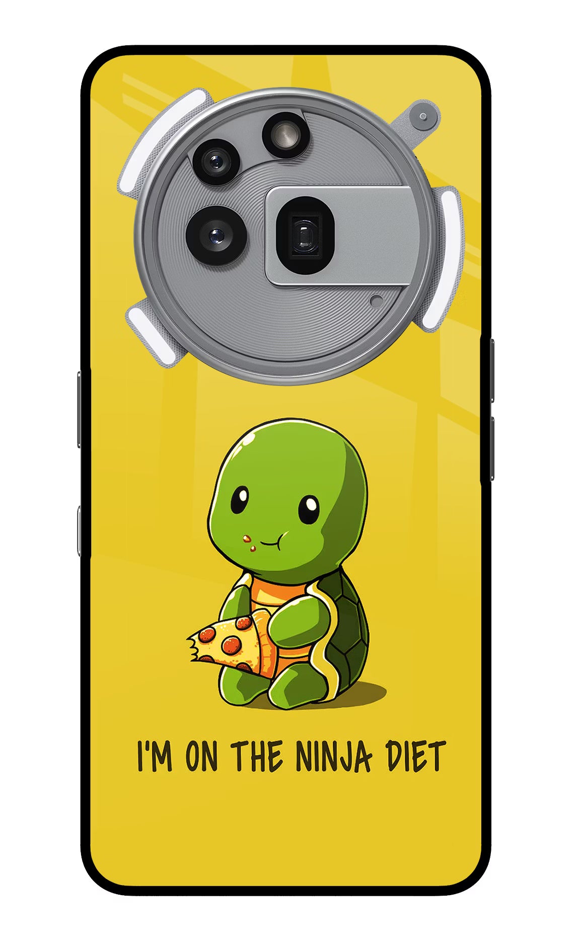 I'm on Ninja Diet Nothing Phone 3a Pro Glass Case Back Cover by Casekaro