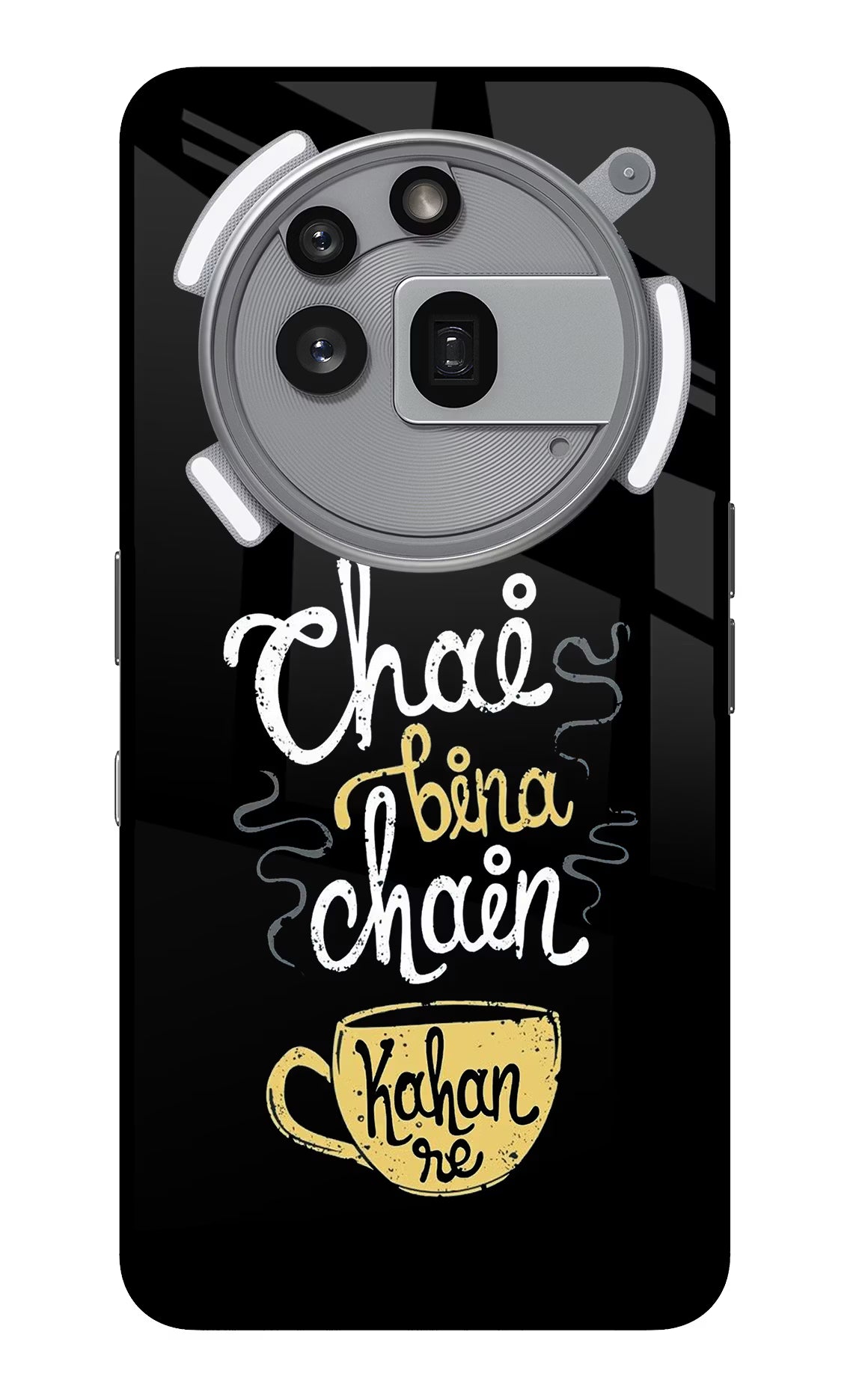 Chai Bina Chain Kaha Re Nothing Phone 3a Pro Glass Case