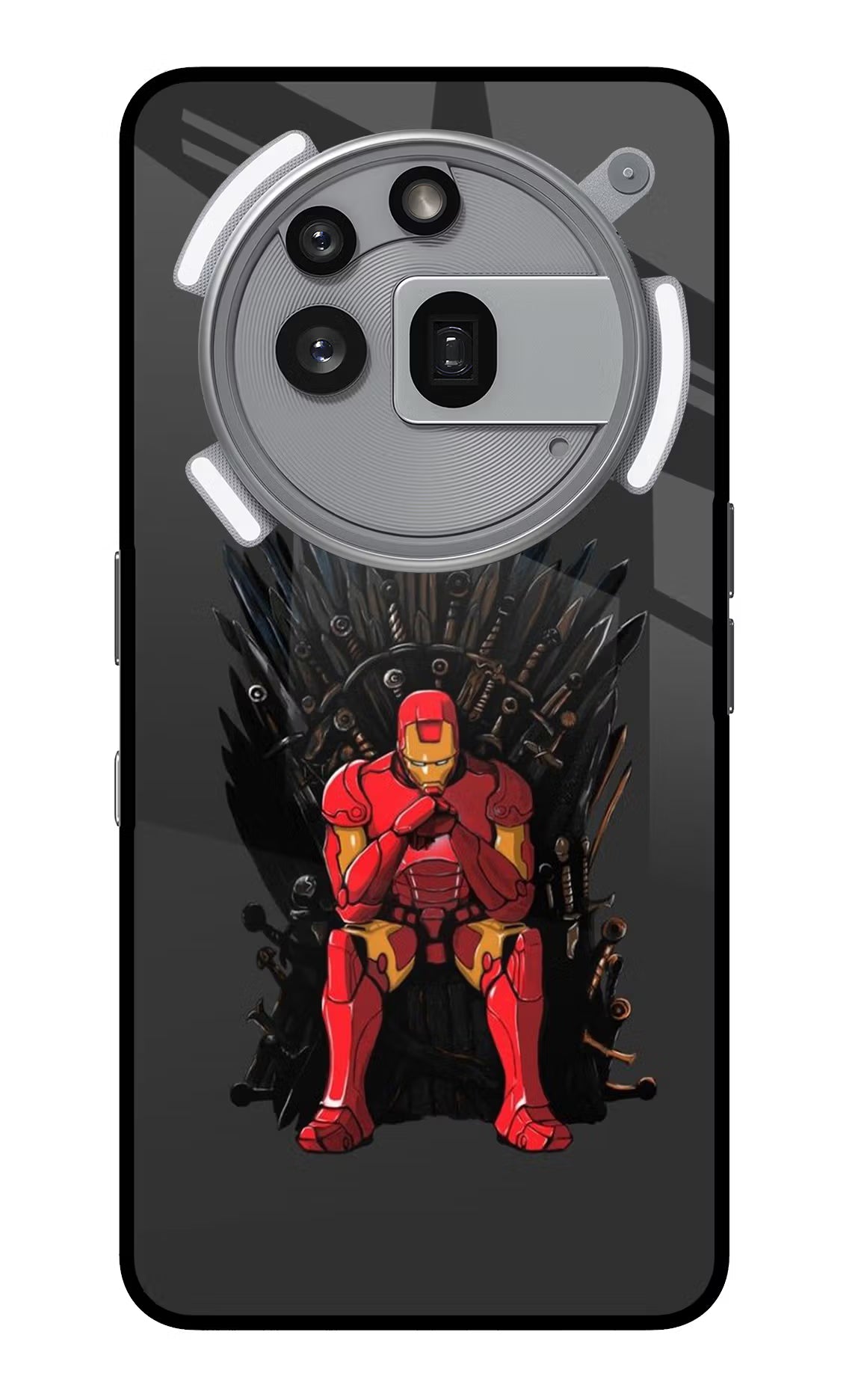 Ironman Throne Nothing Phone 3a Pro Glass Case Back Cover by Casekaro