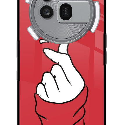 Korean Love Sign Nothing Phone 3a Pro Glass Case