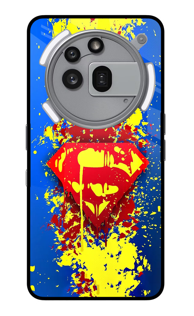 Superman logo Nothing Phone 3a Pro Glass Case