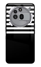 Black and White Print Nothing Phone 3a Pro Glass Case
