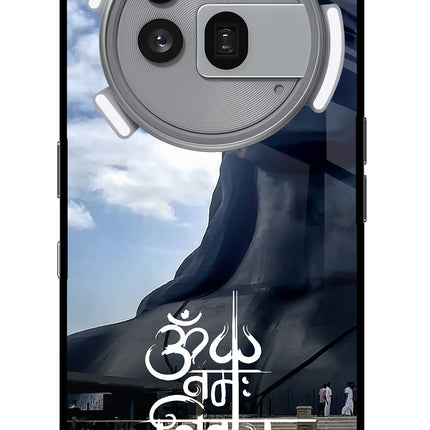 Om Namah Shivay Nothing Phone 3a Pro Glass Case