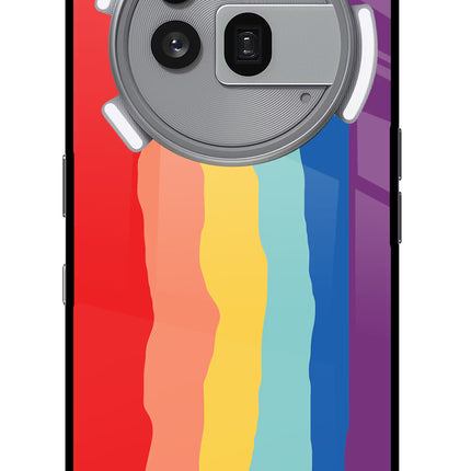 Rainbow Nothing Phone 3a Pro Glass Case
