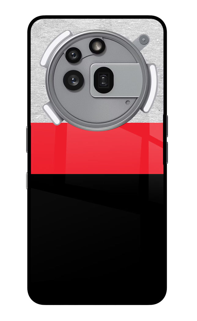 Tri Color Pattern Nothing Phone 3a Pro Glass Case