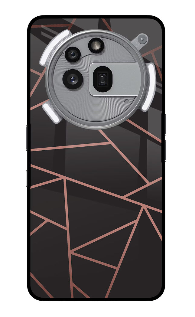 Geometric Pattern Nothing Phone 3a Pro Glass Case