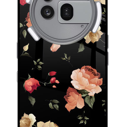 Flowers Nothing Phone 3a Pro Glass Case