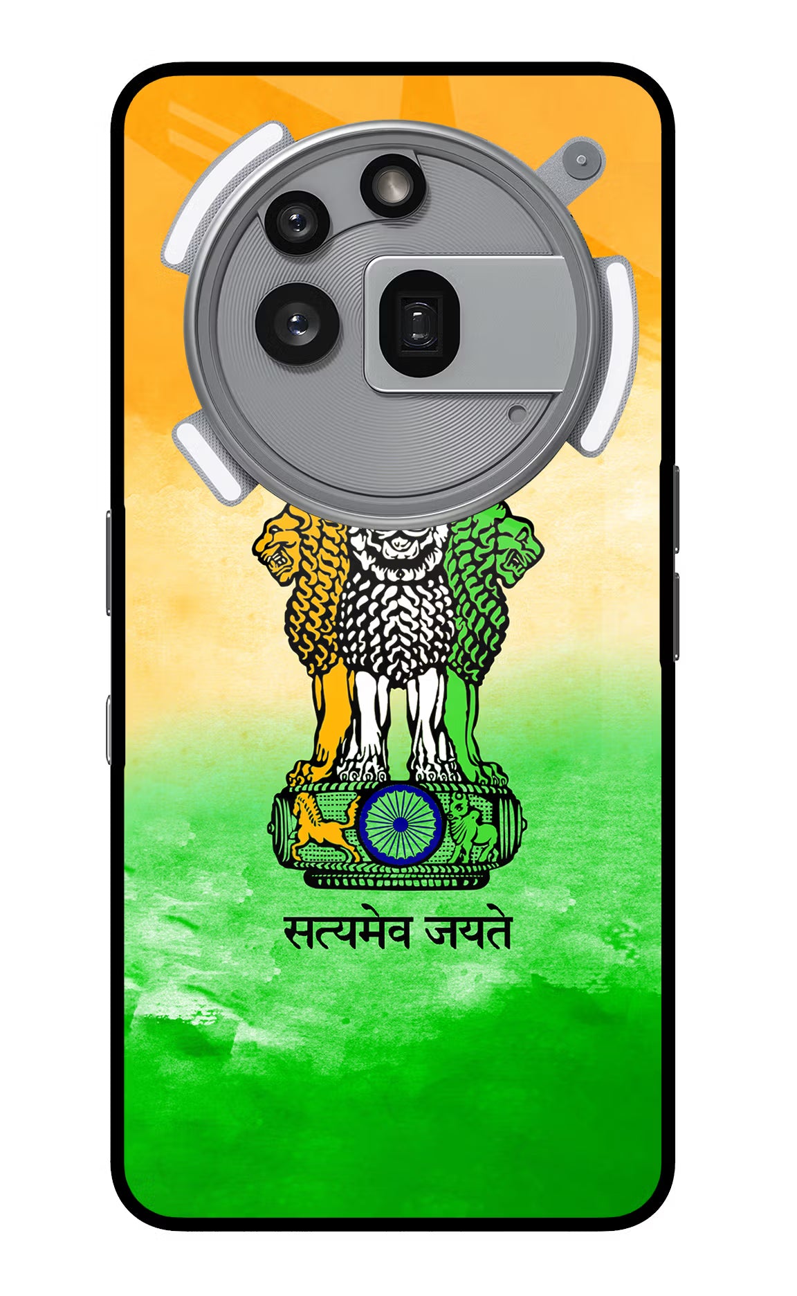Satyamev Jayate Flag Nothing Phone 3a Pro Glass Case
