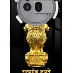 Satyamev Jayate Golden Nothing Phone 3a Pro Glass Case