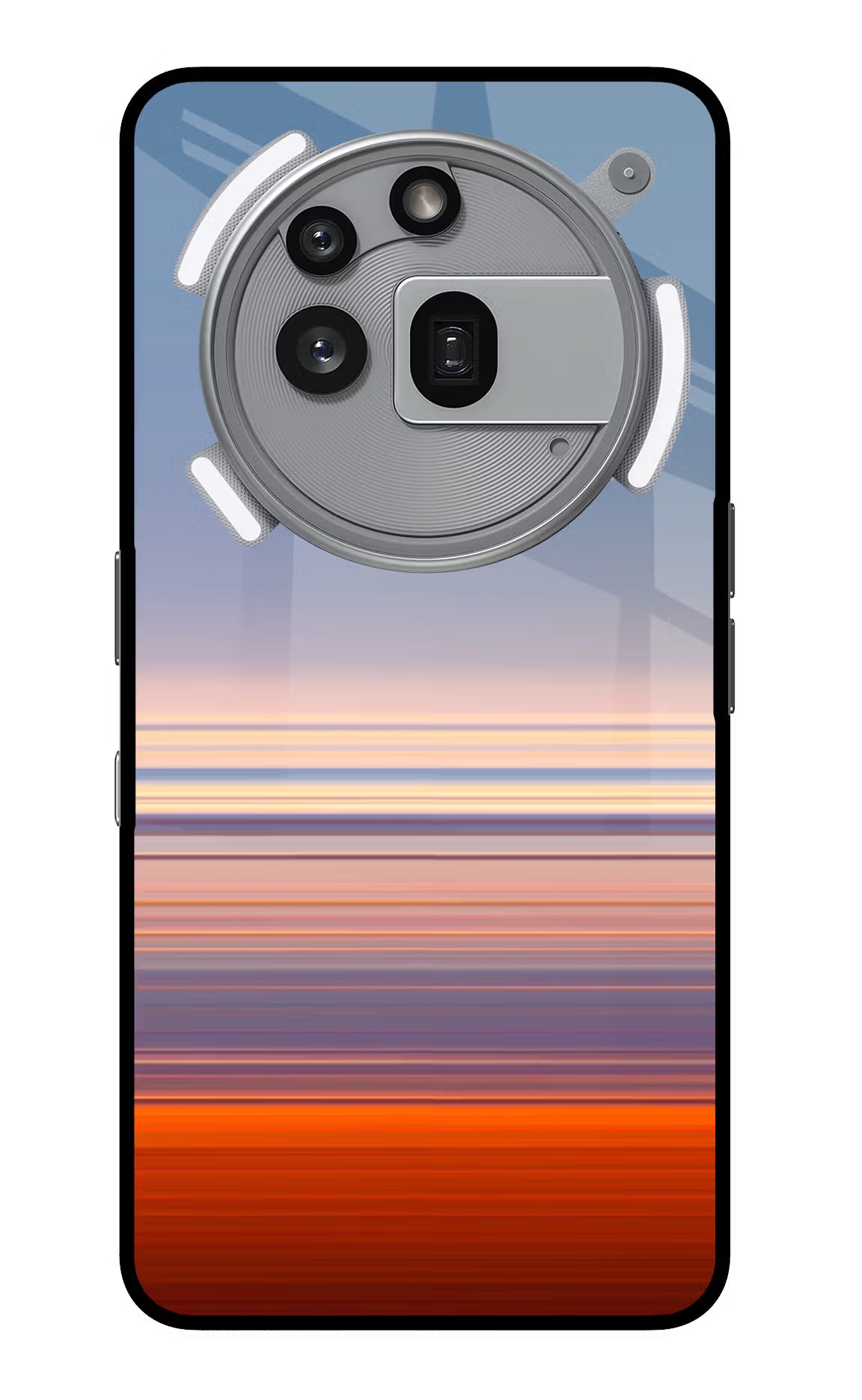 Morning Colors Nothing Phone 3a Pro Glass Case Back Cover by Casekaro