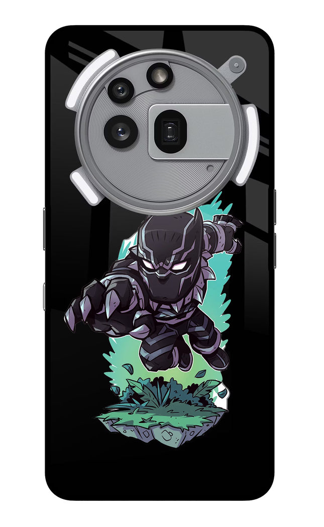 Black Panther Nothing Phone 3a Pro Glass Case
