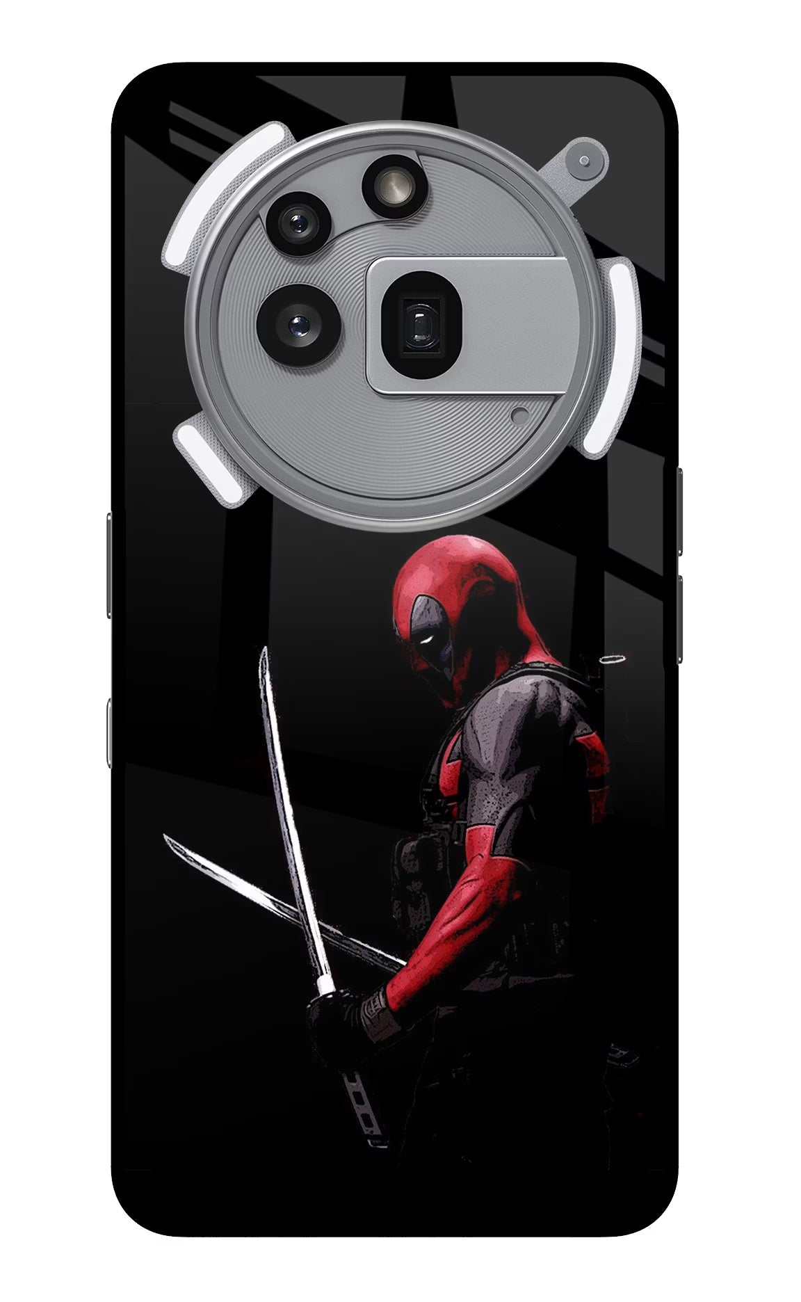 Deadpool Nothing Phone 3a Pro Glass Case Back Cover by Casekaro