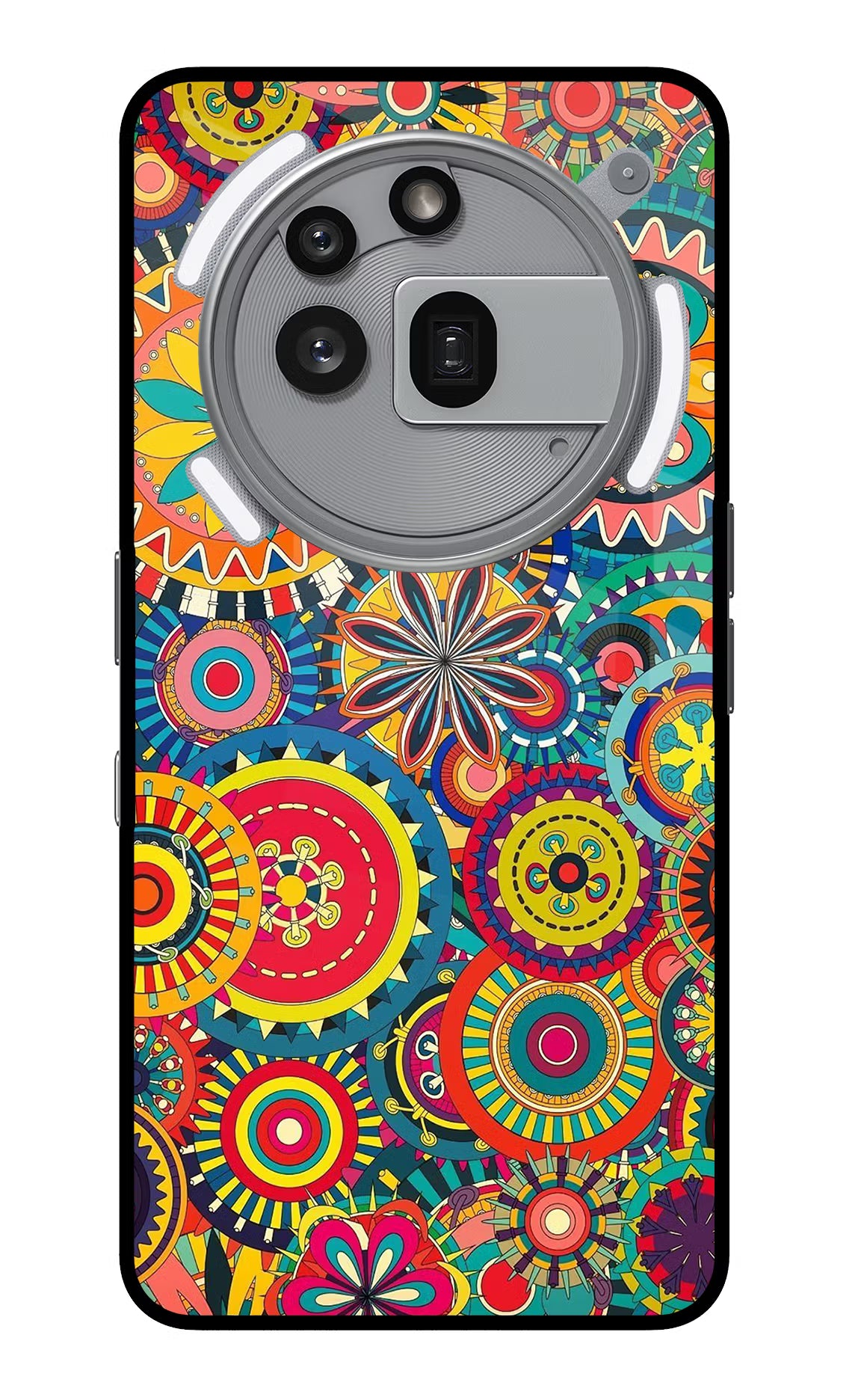 Gol Gol Art Nothing Phone 3a Pro Glass Case Back Cover by Casekaro