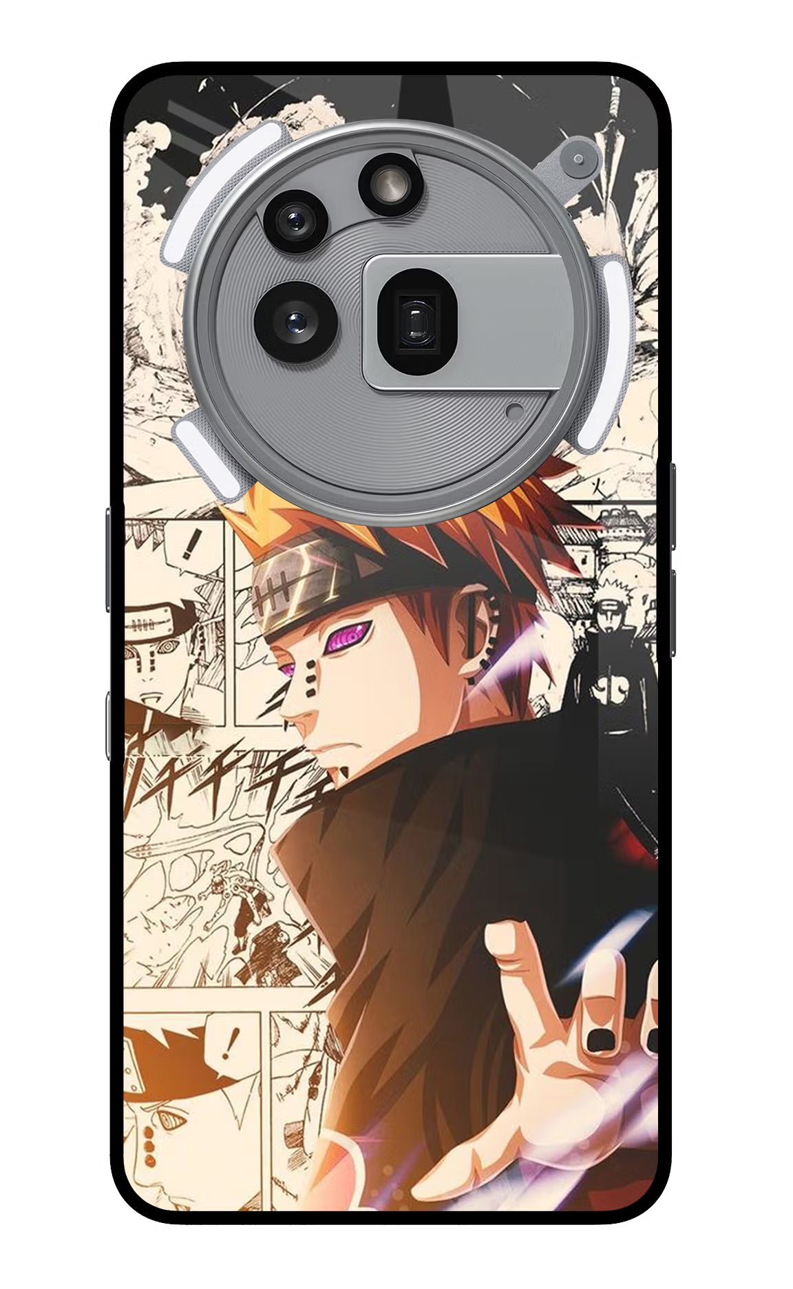 Pain Anime Nothing Phone 3a Pro Glass Case Back Cover by Casekaro