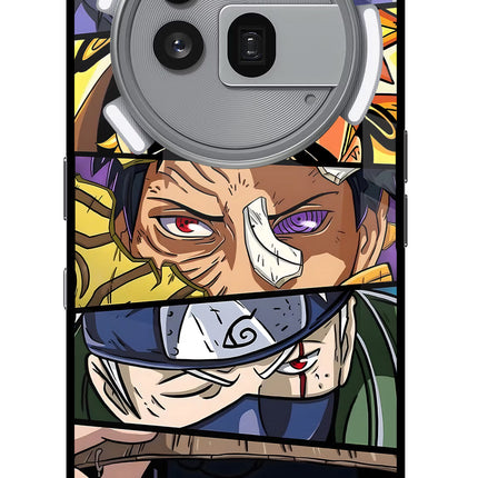 Naruto Character Nothing Phone 3a Pro Glass Case Back Cover by Casekaro