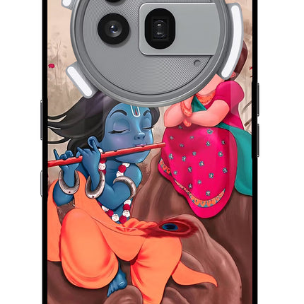 Radhe Krishna Nothing Phone 3a Pro Glass Case