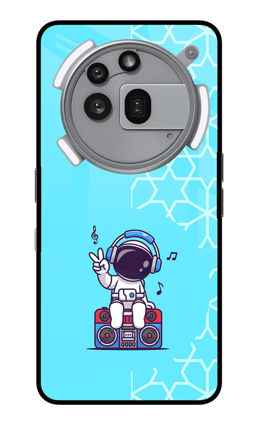 Cute Astronaut Chilling Nothing Phone 3a Pro Glass Case