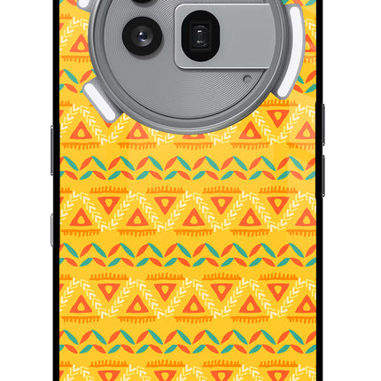 Tribal Pattern Nothing Phone 3a Pro Glass Case