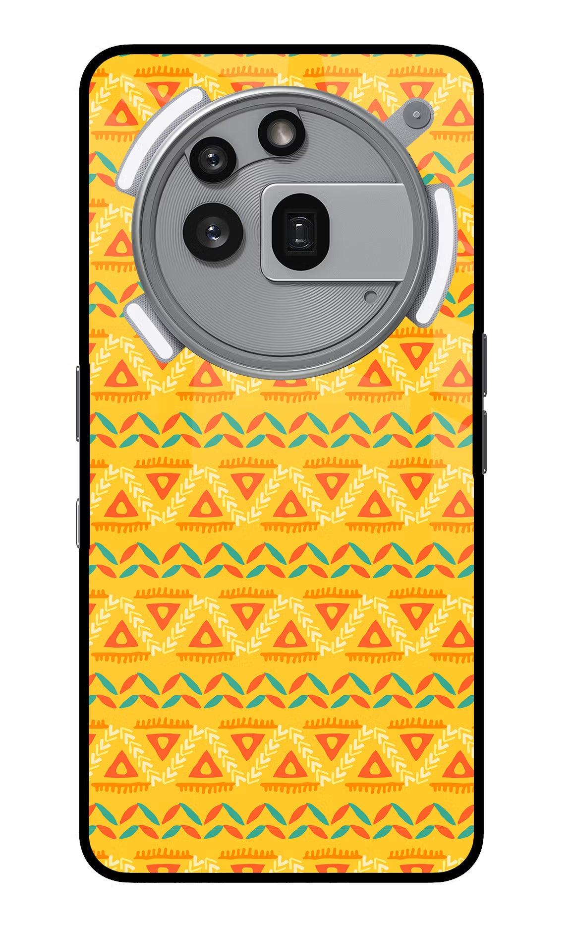 Tribal Pattern Nothing Phone 3a Pro Glass Case Back Cover by Casekaro