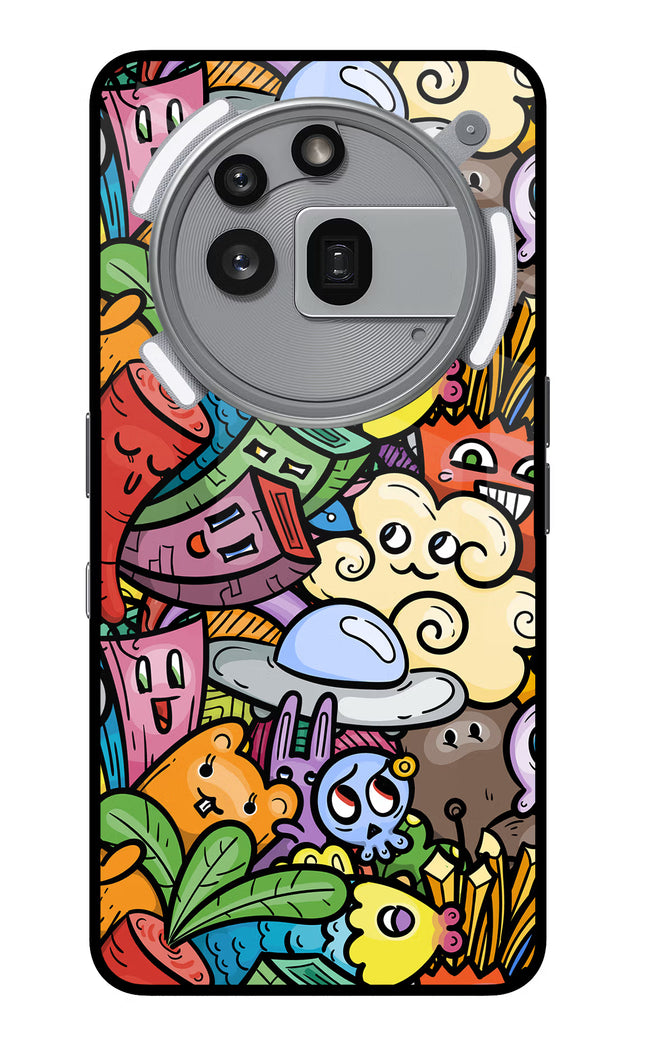 Veggie Doodle Nothing Phone 3a Pro Glass Case