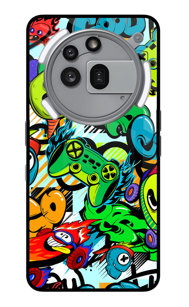 Game Doodle Nothing Phone 3a Pro Glass Case