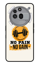No Pain No Gain Nothing Phone 3a Pro Glass Case