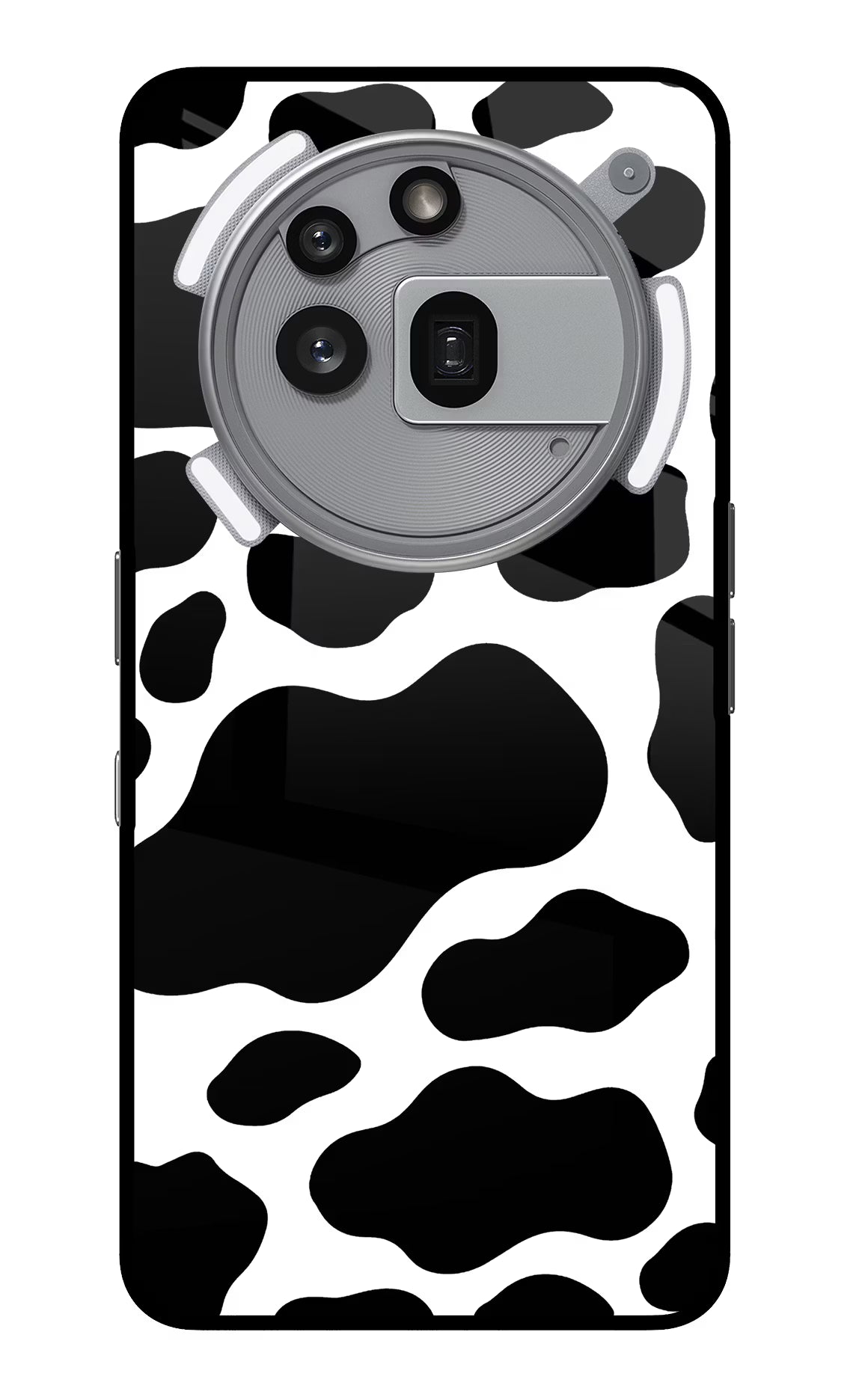 Cow Spots Nothing Phone 3a Pro Glass Case Back Cover by Casekaro