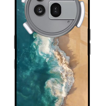 Ocean Beach Nothing Phone 3a Pro Glass Case