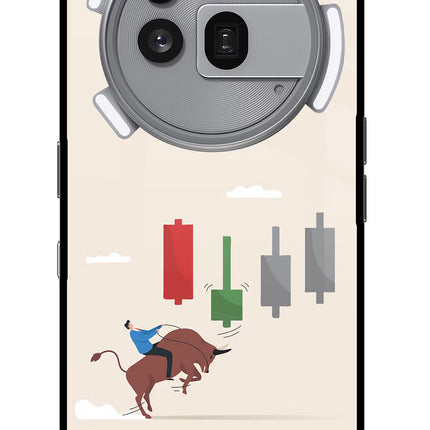 Bull Trading Momentum Nothing Phone 3a Pro Glass Case