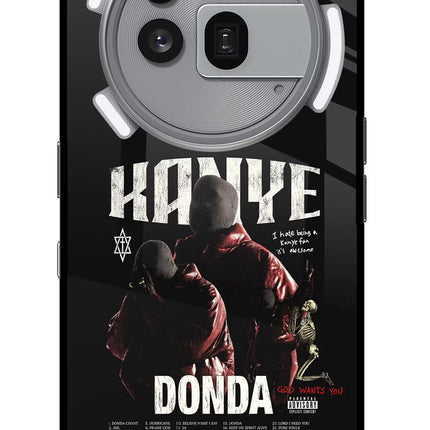 Donda Kanye West Nothing Phone 3a Pro Glass Case