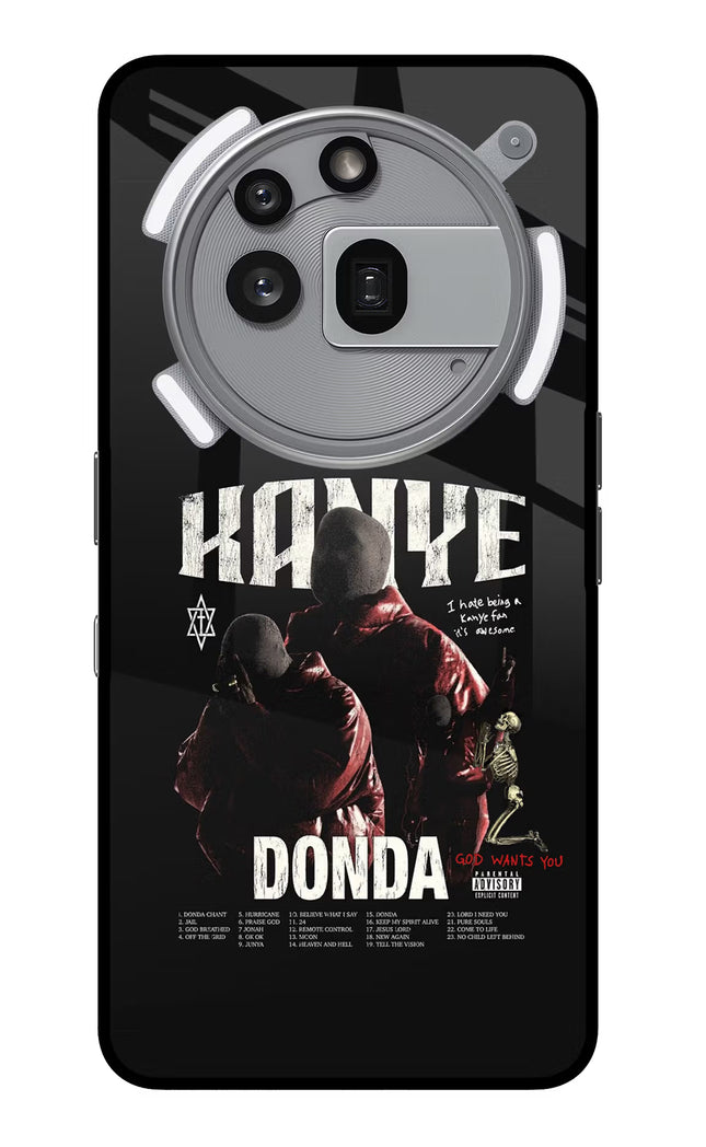 Donda Kanye West Nothing Phone 3a Pro Glass Case