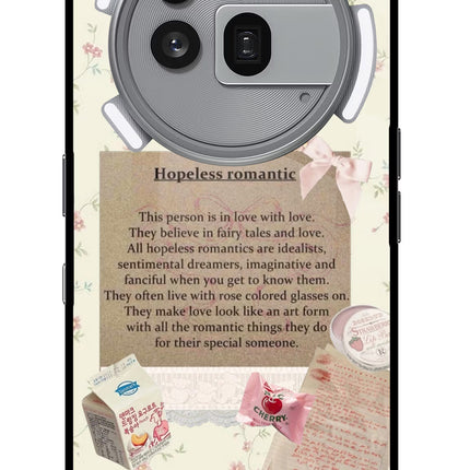 Hopeless Romantic Nothing Phone 3a Pro Glass Case