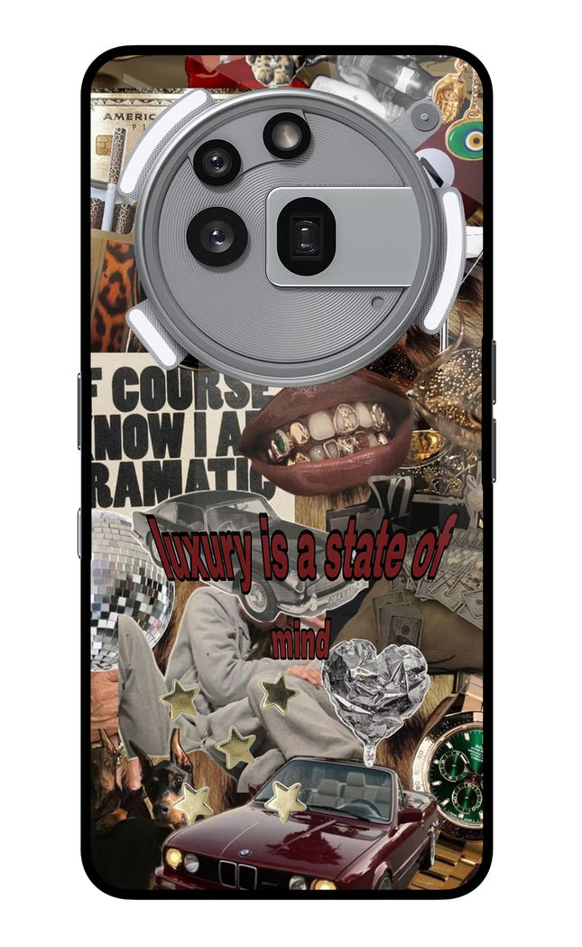Luxury Nothing Phone 3a Pro Glass Case