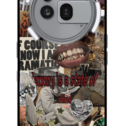 Luxury Nothing Phone 3a Pro Glass Case Back Cover by Casekaro