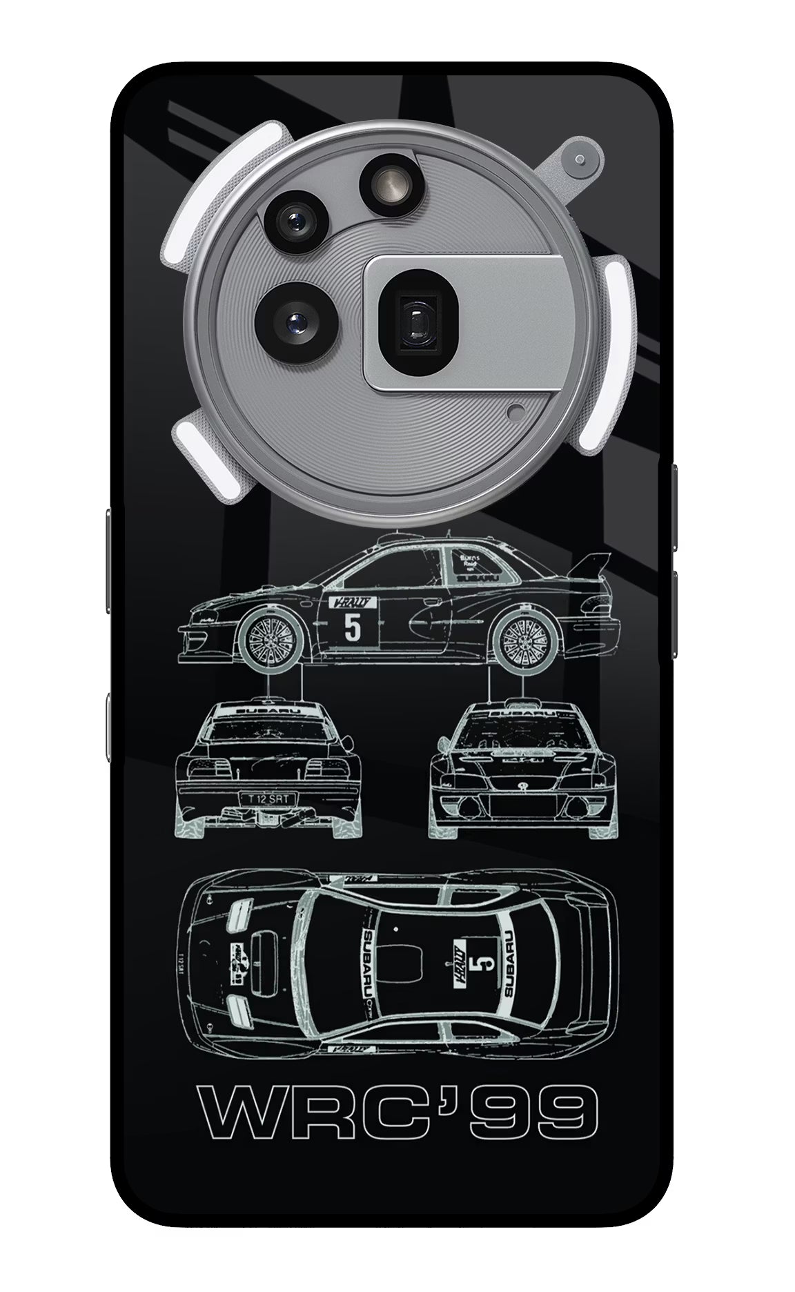 WRC'99 Nothing Phone 3a Pro Glass Case