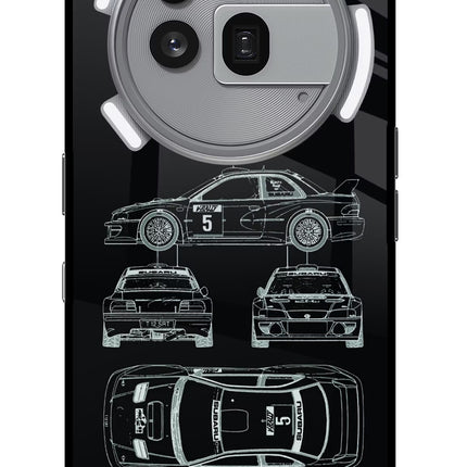 WRC'99 Nothing Phone 3a Pro Glass Case Back Cover by Casekaro