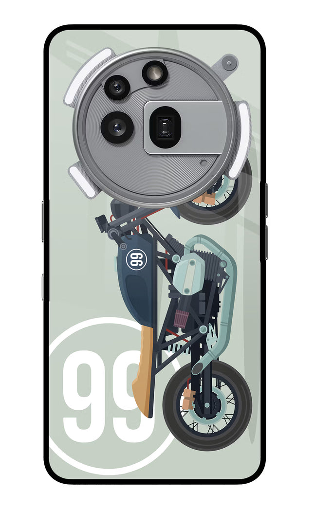 Classic Cafe Racer 99 Nothing Phone 3a Pro Glass Case