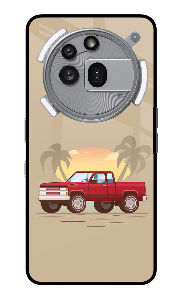 Desert Classic Drive Nothing Phone 3a Pro Glass Case