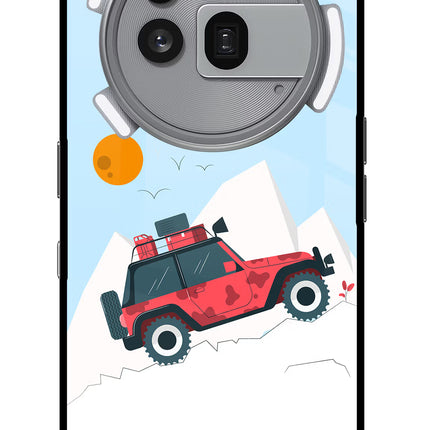 Mountain Trail Beast Nothing Phone 3a Pro Glass Case