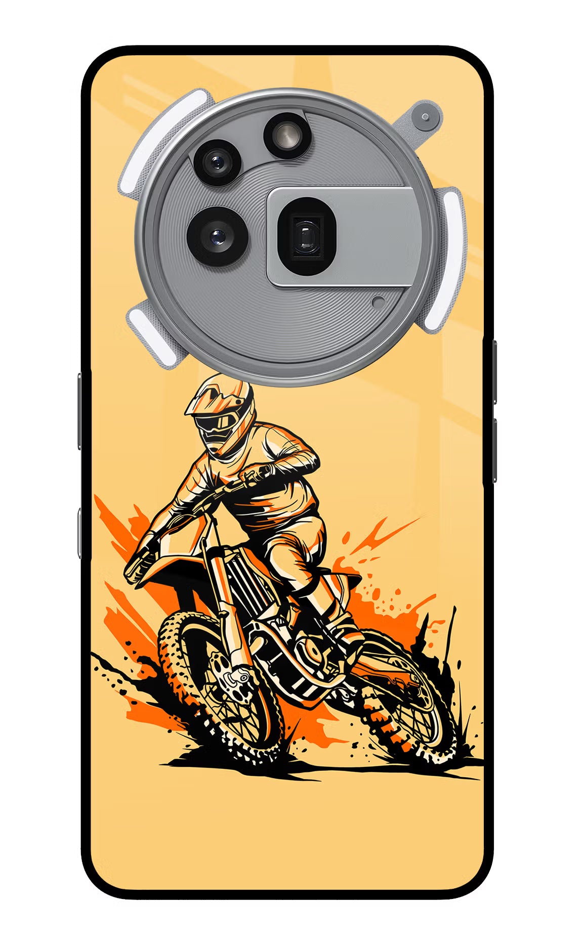 Off-Road Fury Nothing Phone 3a Pro Glass Case Back Cover by Casekaro