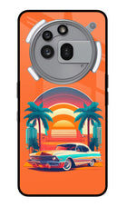 Palm Drive 80s Nothing Phone 3a Pro Glass Case